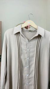 Blouse Kemeja Opnaisel Outfit Idaman Wanita Crinkle Airflow By Diary Fashion