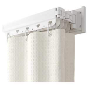 Waterproof Anti-mildew Foldable Invisible Bath Curtain