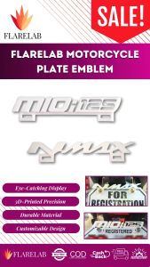 Flarelab Motorcycle Plate Emblem