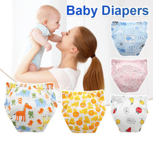 6 Layers Kids Potty Training Pants Baby Toddler Underwear Toilet Cloth Diaper Pant Learning Pant Waterproof BH BREATHABLE Diaper