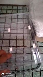 Ms.Me 6.2/Liter Transparent Food Tray Multipurpose Food Grade Stall Buffer Catering Rectangle Food Storage Foldable Cover