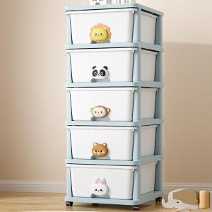 SHUQUE | Thickened Multi-layer Storage Drawer Cartoon Closet