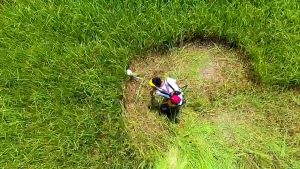 Alat Penggembur Tanah Mini Tiller Head Weeder Cakar Penyiang Gulma Mesin Potong Rumput