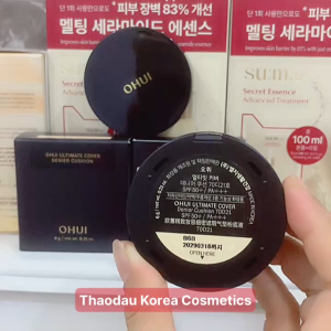 [Cty] Phấn Nước Kiềm Dầu Ohui Ultimate Cover Denier Cushion 70D21 & 100D21 Mini 6g SPF50+ / PA+++