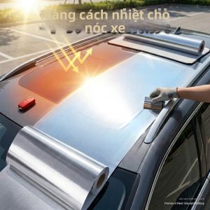LUKSEN | Phim Chống Nóng và Chống Tia UV Phản Quang Dán Tự Dính Inox