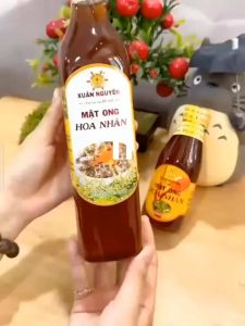 Mật Ong Hoa Nhãn Xuân Nguyên Chai Thủy Tinh 500ml và 200ml