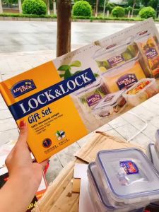 Bộ 6 Hộp Nhựa Bảo Quản Thực Phẩm LocknLock HPL818SHP