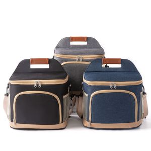 Insulated Lunch Bag for Women Men Reusable Large Lunch Box for Office Picnic Hiking Beach - Leakproof Cooler Tote Bag Organizer for Work Travel Picnic