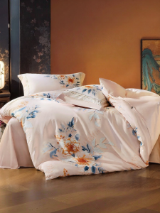 FUANNA (富安娜) | Bộ Đồ Chăn Ga Gối Cotton 4 Món Dùng Quanh Năm