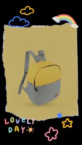 I Quit Duotone Small Backpack - Ransel Anak dan Dewasa | Delicious Lemon