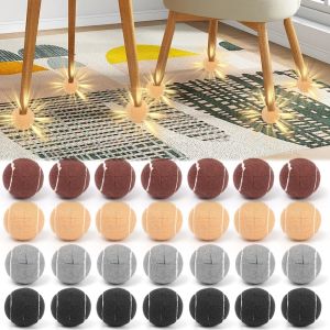 4 cái bọc chân bàn cao su nỉ hình quần vợt thông dụng bọc ghế im lặng bọc chân bàn ghế miếng đệm bảo vệ sàn nội thất dày chống trượt