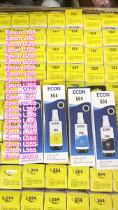 หมึกเติม/หมึกเติมแท็งค์ Epson 664 หมึกเทียบเกรดพรีเมี่ยม ใช้ทดแทนของแท้ได้ดี ขนาด 70 ml ทุกสี(พรีเมี่ยม 664)