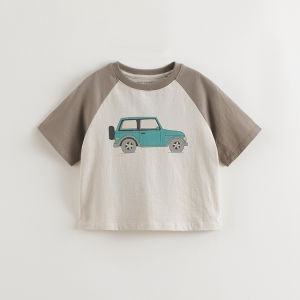Marc&Janie | Cartoon Car Pattern Comfortable Boys T-Shirt
