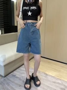 Fashion Jeans Celana Selutut Wanita Celana Jeans Korean Style Highwaist Celana Kulot Jeans Wanita