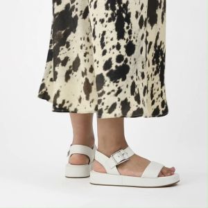 Giày Xăng Đan Da Nữ Clarks - Alda Strap