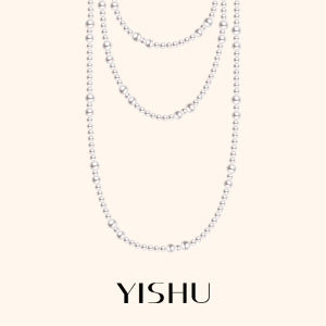 YISHU | Dây Chuyền Áo Sweater Dài Sang Trọng Đa Lớp