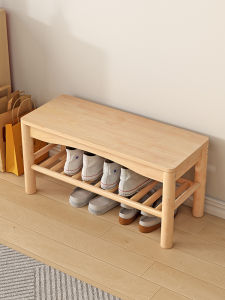 CHUJUN | Entrance Wooden Shoe-changing Bench Nordically Designed