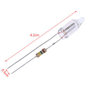 YEGBONG | 20Pcs Neon Indicator Lamp 6x16mm with Resistor 220V Mains Glow Light for Panel
