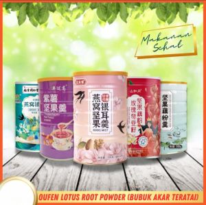 (HALAL)500gr Oufen Lotus Root Powder Bubuk Akar Teratai Makanan Sehat SDIET