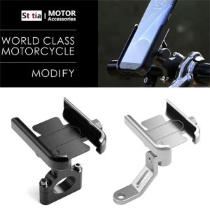 Motorcycle Bicycle Phone Holder Moto Rearview Mirror Handlebar Mount Compatible For Xiaomi iPhone Mobile navigation bracket
