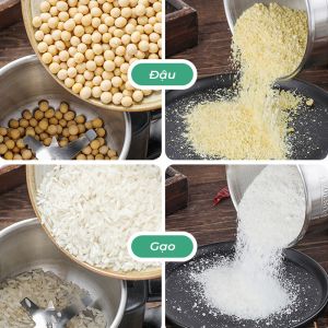 Máy xay bột khô Siêu Mịn Công Suất 300W Máy xay hạt cà phê xay bột ngũ cốc xay gia vị - 8 Lưỡi dao