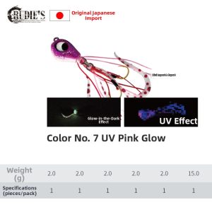 Glow Lure Long Casting Lead Head Jigs
