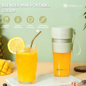 Juicer Mini Kapasitas 300 ml Gelas Tritan Mini Blender Portable StarHome Portable Blender Buah Fruit Cup G0309
