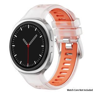 Jelly transparent silicone strap compatible with Samsung Galaxy Watch 9/8 40/44mm Galaxy Watch 8 Classic 46mm sports bracelet