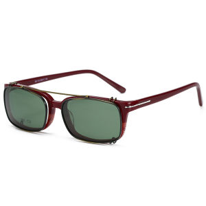 ZENOTTIC Men Square Polarized Sunglasses Acetate Frame UV400 Protection Male Sun Glasses Modern Street Style