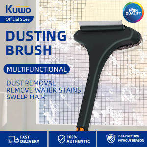 3 In 1 Multi-Functional Screen Window Dust Remover Double-Sided Window Cleaning Brush Screen Window Glass Cleaner Wipper Dust Remove Household Cleaning Brush With Long Handle