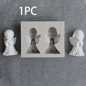3D angel prayer silicone mold suitable for DIY handicrafts epoxy Resin soft clay and plaster - multi-functional resin Casting