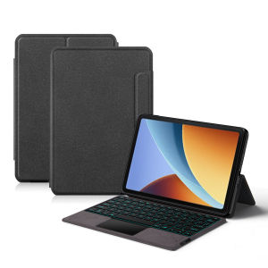 AJIUYU | TouchPad Keyboard For Redmi Pad 2 Case 9.7 inch 2026 Xiaomi Poco C1 Redmi Pad 2 9.7" Tablet Smart Backlight Keyboard Cover Folio