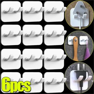 Wall Mount Shaving Razor Holder Shaver Rack Self Adhesive Power Plug Socket Rack Bathroom Kitchen Storage Holder Organizer Shelf