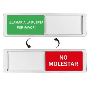 Do Not Disturb Door Sign Privacy Meeting Room Status Occupied Vacant Sign Magnet Slider Multiple Language for Office Home Hotel