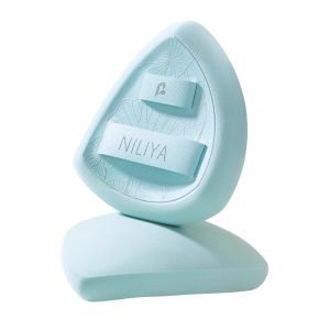 Ultra-Soft Large Double-Sided Niliya Lotus Leaf Makeup Sponge for Foundation Liquid Air Cushion Long-lasting Natural Skin-like Finish