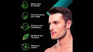 U Shape Jaw Exerciser New Facial Pop N Go Mouth Jawline Face Fitness Muscle Chew Ball Bite Breaker Training Equipment
