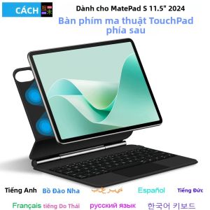 Bàn Phím Thông Minh Có Đèn Nền HUWEI Magic Keyboard Smart Cover Folio Dành Cho Huawei MatePad 11.5 S 2024 Tương Thích Với Máy Tính Bảng TGR-W09 TGR-W10