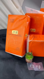 DEDEE (ยกลัง 9ห่อ)ทิชชู่แบบดึงแขวนได้ GB/T 20808 ดีลักซ์คอมฟอร์ท กระดาษทิชชู่ หนา 4 ชั้น 1000 แผ่น