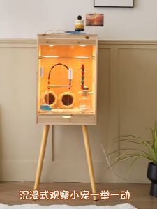 Parrot Incubator Breeding Box Brooding Constant Temperature Peony Black Phoenix Young Bird Cage Sangkar Burung Winter Solid Wood Breeding Box Winter Dedicated