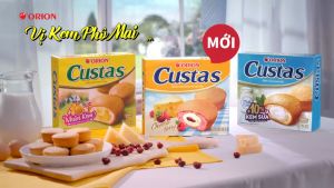 Bánh kem trứng Custas Hổ Tài Lộc hộp 282g (12 cái)