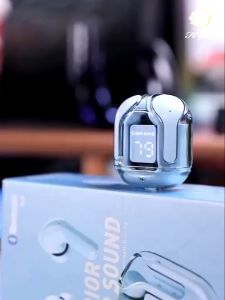 TWS Ultrapods Headset Bluetooth 5.3 HiFi Stereo Bass LED display music In-ear low latency Wireless Earphone Bluetooth