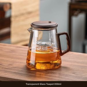 CRISTALGLASS | One-press Water Separation Glass Infuser Teapot