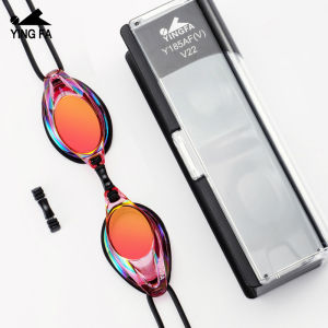 YINGFA Professional Swimming Goggles for Adult Anti-Fog Waterproof 100% UV Adjustable Pool Glasses Belt Optical waterproof Eyewear