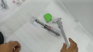 แกนล้อหน้า เลสสกูปปี CLICK/SCOOPY (ทุกตัว) 100% ยาว 190 มิล หัวสนาม