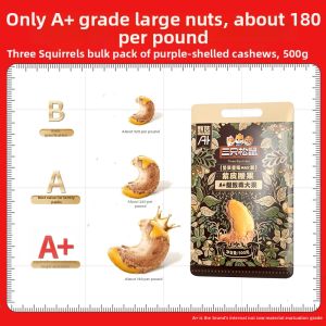 Three Squirrels | Premium Healthy Snack Cashew 430g