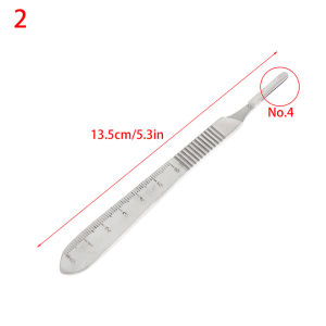 Utility Medical Surgical Knife Replacement Blade Handle With Scale DIY Cutting Hand Tools 3# 4# Stainless Steel Scalpel Handle