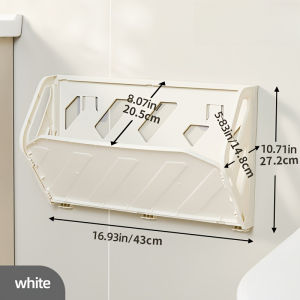 Wall-Mounted Shoe Rack Hidden Storage Shelf Foldable Plastic Organizer No-Drill Installation Multi-Layer Space Saver
