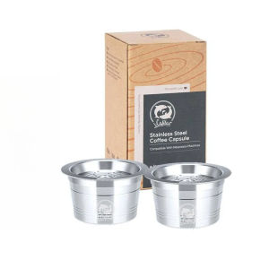 Reusable Stainless Steel Coffee Capsule for Tchibo Cafissimo Easy K Fee Lov Passione 3 Hearts Refillable Coffee Pods Filter Pod