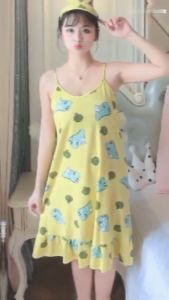 Váy NgủĐầm Ngủ Cute Siêu Mát (Nhiều Mẫu ) ( Tặng Kèm Bịt Mắt )