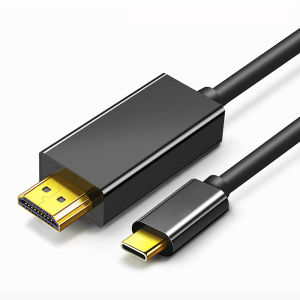 USB-C to HDMI-compatible 1.8M Cable Type C Converter Cable Laptop Phone Video Cord Converter for Iphone15 16 17 Macbook Pro Air
